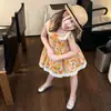 Vestido de verano para niña, vestido de algodón estilo vacacional para niños, vestido tipo tank de encaje para bebé, ligero