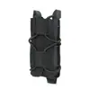 Tiger de Saque Rápido 9mm Bolsa Elástica para Cargador Único de Pistola Accesorio Táctico Ajustable para Exteriores Molle