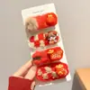 Presilhas de Cabelo Infantis com Toque de Luxo, Presilhas Exclusivas para Mechas Laterais, Novas Presilhas de Cabelo com Laço para Meninas Pequenas, Presilhas para a Parte de Trás da Cabeça, Acessórios de Cabelo