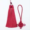 Borla auspiciosa de dos colores borla china borla colgante hecho a mano DIY