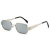 Nuevas Gafas de Sol Metálicas Poligonales Retro Transfronterizas para Mujer de Alta Gama Anti-ultravioleta Gafas de Sol de Moda Europeas y Americanas