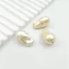 Cuentas irregulares de concha irregular Cuentas sueltas de imitación barroca con agujero recto Accesorios de joyería para pulsera collar hechos a mano para DIY