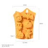 Ventas Directas de Fábrica Molde para Pastel de Silicona de Grado Alimenticio Molde para Jabón Artesanal Hoja de Calabaza Festival de la Cosecha Molde para Hornear Proceso en Frío