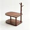 Estante organizador de esquina, estante decorativo de mesa para escritorio, estante de almacenamiento de escritorio, portavasos simple para el hogar y el dormitorio