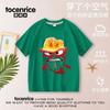 Novo Inside Out 2Inside Out 2 Roupas Infantis Angry para Meninos e Meninas, Tops de Camiseta Elegantes de Manga Curta
