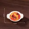 Cena de Jantar de Ano Novo Chinês em Miniatura: Figura Criativa e Realista de Peixe em Conserva, Acessórios de Decoração DIY