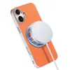 Adequado para Capa de Celular Iphone17 com Sucção Magnética e Padrão Xadrez Fino, Suporte de Cobertura Total 16Pro, Capa Protetora Apple 18Promax