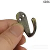 Gancho de Ropa Antiguo Gancho de Ropa de Aleación Gancho de Armario Gancho de Mueble Gancho Individual Agujero Superior e Inferior Gancho Pequeño
