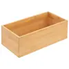 Caja de almacenamiento de escritorio de madera de bambú caja de almacenamiento de madera para el hogar caja de almacenamiento de cocina sala de estar caja de madera caja organizadora de archivos de oficina