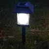Lámpara de techo de cuatro esquinas de celosía para habitación grande, lámpara de jardín impermeable para uso doméstico, lámpara de suelo para jardín de villa, lámpara de césped, energía solar transfronteriza de comercio electrónico
