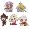 Enfeite de Feltro para Pendurar de Anime Chaveiro de Personagem de Desenho Animado Enfeite de Mochila Presente de Atividade Opções Multicores Em Estoque Atacado