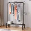 Secador de Roupas de Chão para Interior Doméstico Haste Superior para Pendurar Roupas Varal Especial para Varanda Secagem de Edredom Haste Telescópica