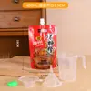 Sacos para Levar Sopa de Macarrão com Caracol, Sacos de Embalagem Comercial para Ingredientes de Sopa, Sacos Stand-Up com Bico para Sopa de Macarrão Quente, Grau Alimentício