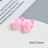 Pegamento en crema DIY pantuflas de dibujos animados pasador hecho a mano material para carcasa de teléfono móvil accesorios de resina para joyería parche