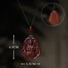Colgante de Madera de Azufaifo con los Ocho Santos Patronos Colgante de Buda Tallado de los Doce Animales del Zodiaco Colgante de Paz Tallado en Madera
