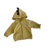 Versión Coreana 2026 Chaqueta con Cremallera y Capucha de Animales de Dibujos Animados para Niños Ropa Delgada de Primavera