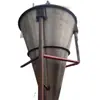 Misturador Blending Cônico de Parafuso Duplo para Pó Seco Usado 10 Metros Cúbicos Misturador Cônico de Dupla Hélice em Aço Inoxidável