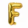 Globos de Papel de Aluminio con Letras y Números Dorados A-Z0-9 de 32 pulgadas Fiesta de Primer Cumpleaños Decoración de Boda Venta al por Mayor