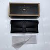 En stock directo deducción única gafas de sol sencillas estuche de cuero vivo bolsa suave estuche para gafas gafas de sol para miopía bolsa de almacenamiento para gafas
