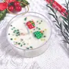 Velas Perfumadas de Navidad, Hechas a Mano con Cera de Soja, Velas Decorativas para Ambiente Navideño, Recuerdos Navideños, Regalos Aromáticos