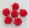 Cabezas de Flores de Rosa Artificiales, Flores de Seda para Decoración de Bodas, Flores de Tela Hechas a Mano para DIY, Flores Artificiales, Flores Falsas