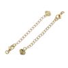 Cadena de extensión para collar y pulsera con cierre de hebilla de langosta de oro de 14/18 quilates que conserva el color, accesorios de joyería hechos a mano.