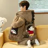 Pijama de Franela de Invierno para Niños, Conjunto Grueso de Coral Fleece Acolchado de Algodón para Hogar para Niñas y Bebés