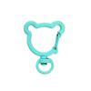 Clips de Resorte Coloridos, Anillas Abiertas Redondas, Anillas de Resorte de Oso, Accesorios para Llaveros DIY, Anillas de Conexión de Aleación