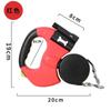 Corda de Tração Automática para Pet Corrente de Cachorro Telescópica com Duas Pontas Guia de Cachorro Um para Dois Corda para Passeio de Cachorro Venda por Atacado