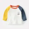Camiseta de manga larga para bebé, top para bebé, camiseta básica de otoño para niños, ropa de primavera y otoño para niños, ropa para niñas, conjunto de otoño para recién nacidos