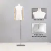 Estilo Coreano Modelo de Cuerpo Plano Accesorios Muñeca para Mujer Pecho Plano Media Longitud Escaparate Mesa de Personas Ropa Estante de Exhibición de Tienda de Ropa Cuerpo Completo