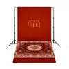 Estudio Fotográfico Tela de Fondo China Fotografía de Niños Disfraz Retrato Familiar de Año Nuevo Papel de Fondo Rojo