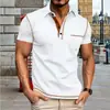2024 verão europeu e americano masculino manga curta camisa polo comércio exterior camiseta de lapela masculina casaco transfronteiriço correspondência de cores homens polo