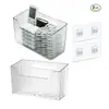 Caja de almacenamiento para toallas faciales usadas, montada en la pared, toalla de limpieza para baño, estante de almacenamiento multifuncional, cubo de almacenamiento organizador para lavabo
