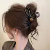2025 Novo Acessório de Cabelo Presilha Tubarão de Alta Qualidade Contraste Vermelho e Azul Presilha Grande para Cabelo Coleção Grampo de Cabelo Grampo para Mulheres