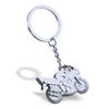 Fábrica + regalo de personalidad creativa directa llavero de metal llavero de motocicleta plana para hombre