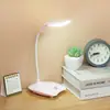Fornecimento direto presente dormitório leitura e aprendizagem proteção para os olhos carregamento USB 18 contas de lâmpada LED três velocidades toque escurecimento lâmpada de mesa