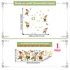 M21784 Día de Primavera Infantil Enano Pegatinas de Pared Tienda Hogar Sala de Estar Dormitorio Pared de Fondo Decoración Pegatinas de Pared Autoadhesivas