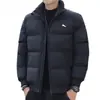 Jaqueta de Algodão Masculina com Gola Alta Transfronteiriça 2026, Cardigan de Algodão Engrossado Quente de Inverno Moda com Zíper, Casaco de Algodão