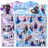 Adesivos Autênticos de Espuma Frozen, Adesivos Bolha 3D Grandes de Duas Camadas da Princesa Elsa, Adesivos de Recompensa para Crianças