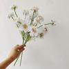 Atacado Roda Explosões Fengju Decoração para Casa Sala de Estar Ornamentos de Flores Flores Artificiais Pastorais Ramo Único 5 Centáurea