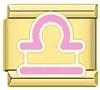 Novo Modelo de Pulseira de Módulos com 12 Signos do Zodíaco, Aço Inoxidável Italiano, Padrão Dourado por Galvanoplastia com Gotejamento de Óleo, Acessório de Pulseira Personalizado DIY Grátis
