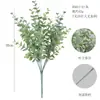 Cientos de Populares Ramilletes de Eucalipto Artificial para Patios Exteriores y Jardines, Arreglos Florales, Decoración Suave, Paisajismo, Plantas Verdes Simuladas, Flores Artificiales