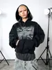 Sudadera con capucha de otoño e invierno, estampada, de calle Y2K, nueva, para mujer y hombre, chaqueta americana, moderna, comercio exterior, holgada