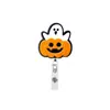 O Mais Vendido da Amazon Fivela Retrátil Fantasma de Halloween Clipe de Crachá Médico Acrílico Clipe Rotatório de Jacaré Fivela