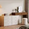 Penteadeira de madeira maciça Shuying para quarto, estilo medieval simples, armário de armazenamento moderno estilo Song, criado-mudo extensível, mesa de maquiagem