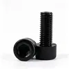 Tornillo de hexágono interior de nylon negro, tornillo moleteado de hexágono interior con cabeza cilíndrica, perno aislado de plástico con cabeza de copa M3M5M6