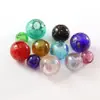Bola de Areia com Dois Furos Pinhole Acessórios de Contas para Óleo Essencial Joias de Bola de Vidro Material Artesanal Pingente de Colar Contas Soltas Atacado