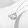 Collar de Mariposa de Diseño Original para Mujer, Plata 925, Estilo Bosque, Día de San Valentín Qixi, Personalidad Única, Colgante Lindo Estilo Ins de Vidrio