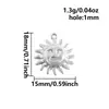 Aço Inoxidável 304 Retrô Europeu e Americano Rosto Sorridente Acessórios de Sol Aço Titânio DIY Pingente Colar Pulseira Acessórios para Fazer em Estoque